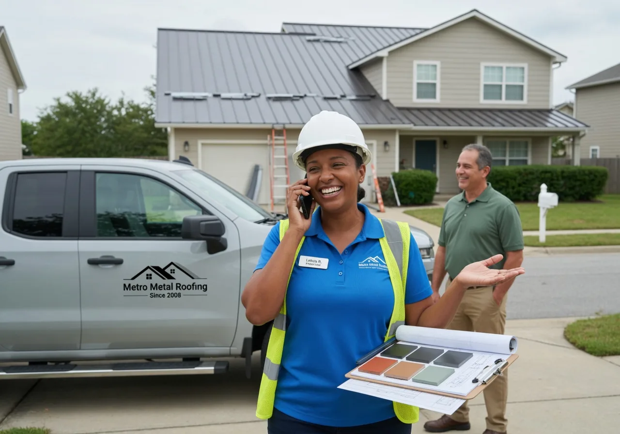 Storm Damage Metal Roof Repair in Churchs Ferry, ND